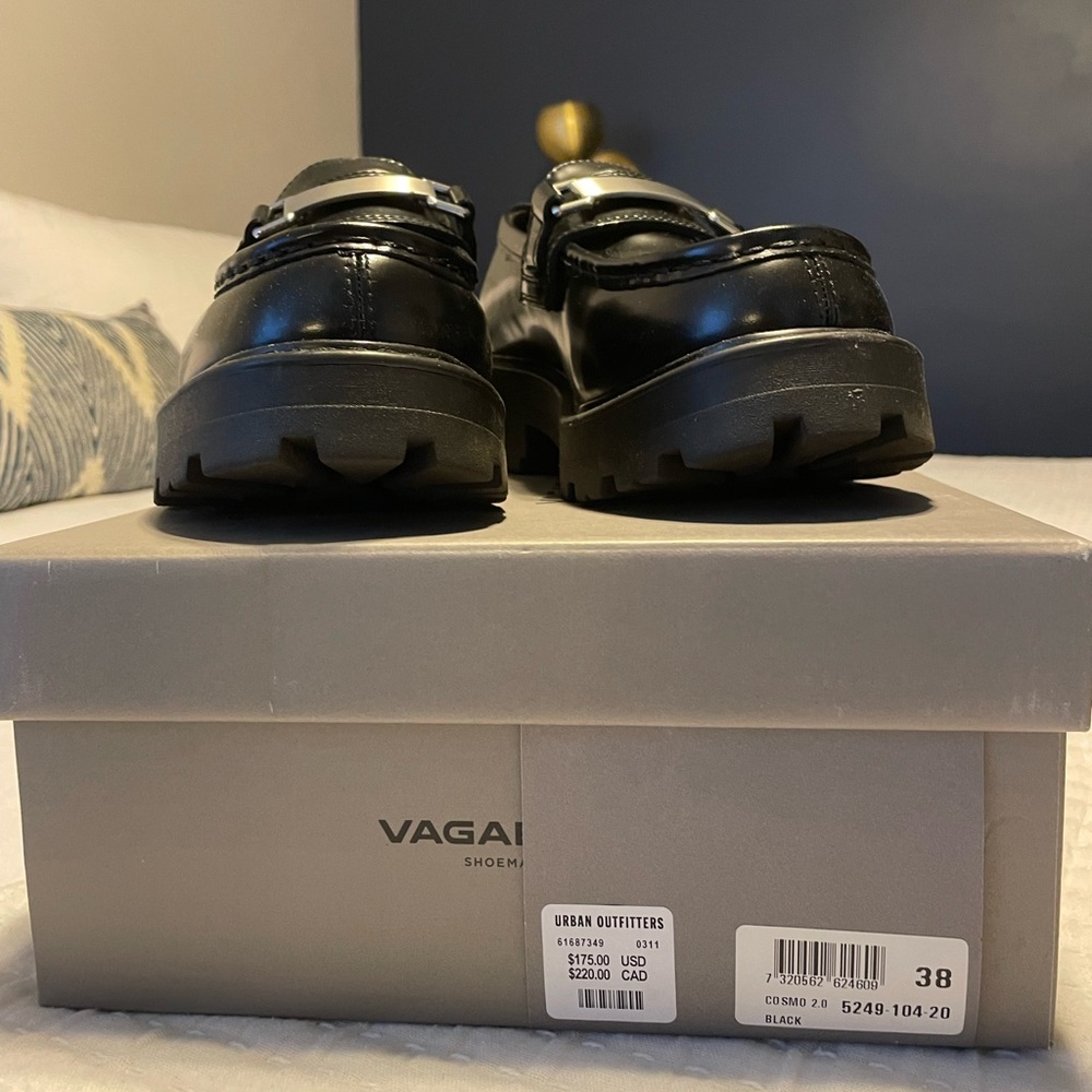 Vagabond Cosmo 2.0 Black Loafers EU 38/US 8